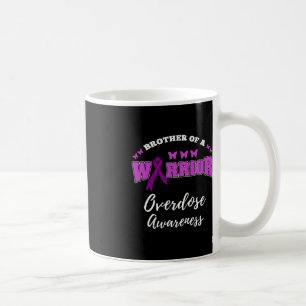 Mens Brother Of A Warrior Overdose Awareness Coffee Mug