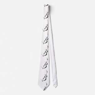 Men's BSO Tie - "B/Cello" logo tiled