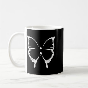 Mens Butterfly Semicolon Mental Health Awareness Coffee Mug