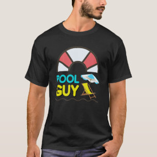 Mens Cabana  Pool Guy at Your Service  Pool Boy Is T-Shirt