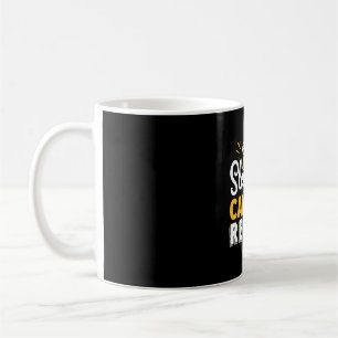 Mens camping bonfire camp life forest camper coffee mug
