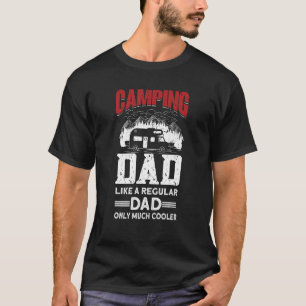 Mens Camping Dad Camper Caravan Camping 8 T-Shirt