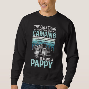 Mens Camping Dad Papaw Retro Vintage Outdoor Grand Sweatshirt