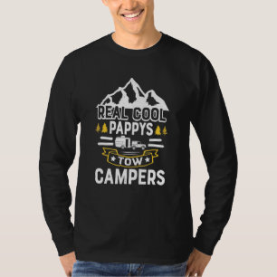 Mens Camping Grandpa Camping Pappy Camper T-Shirt