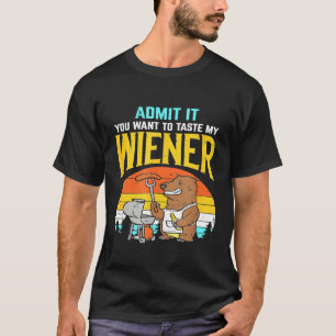 Mens Camping Grizzly Bear Animal Pun T-Shirt