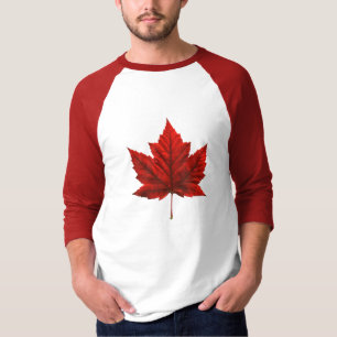 Men's Canada Flag Baseball Jersey Souvenir Shirt