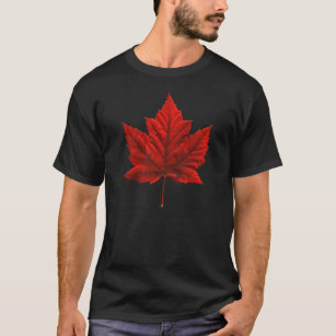 Mens Canada Flag T-shirts Souvenir Shirt