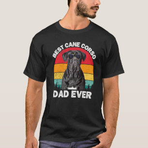 Mens Cane Corso Dad Vintage Dog Father's Day Men C T-Shirt