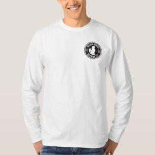 Men's Canvas Henley Long Sleeve Shirt, White T-Shirt