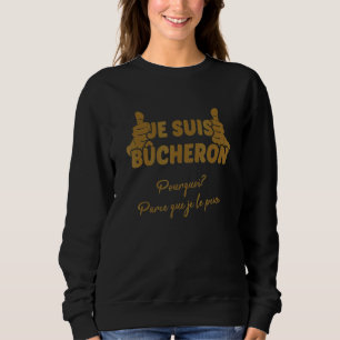 Mens Car Je Le Peux Chainsaw Chain Saw Sweatshirt
