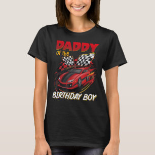Mens Car Racing Aunt of Birthday Boy Formula Race T-Shirt