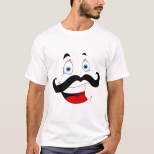 Men's Cartoon Laughing Face T-Shirt