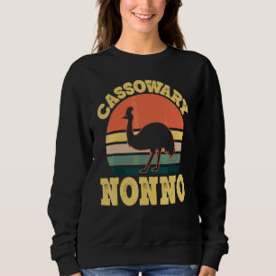Mens Cassowary Nonno Cute Cassowary Party Italian  Sweatshirt