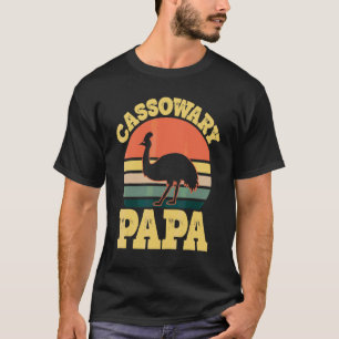 Mens Cassowary Papa Cute Cassowary Party Cassowary T-Shirt
