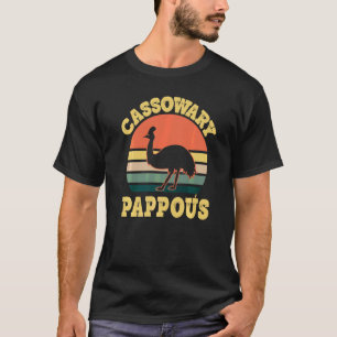 Mens Cassowary Pappous Cute Cassowary Party Greek T-Shirt