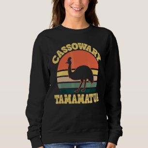 Mens Cassowary Tamamatua Cute Cassowary Party Samo Sweatshirt