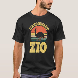 Mens Cassowary Zio Cute Cassowary Party Italian Un T-Shirt