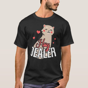 Mens Cat Hug Dealer T-Shirt