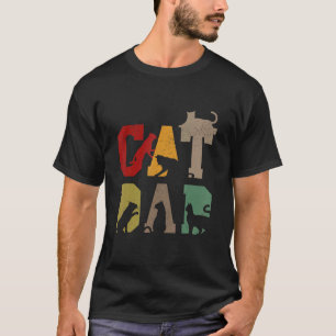 Mens Cat Whisperer Fathers Day Cat Dad Kitty Breed T-Shirt
