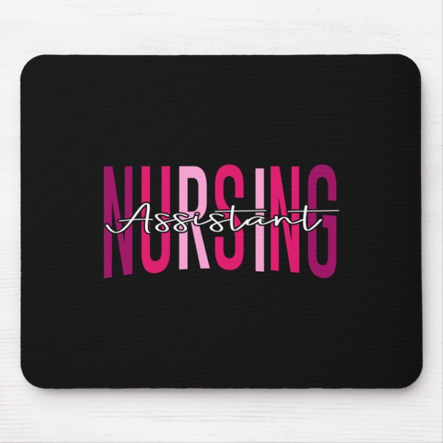 Mens Certified Nursing Istant Nurse Istant Cna Mouse Pad (Front)