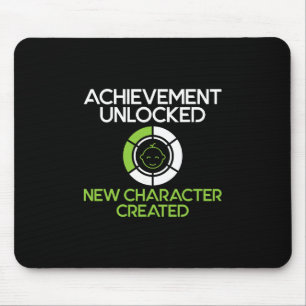 Mens Character Created New Dad Pregnancy Announcem Mouse Pad