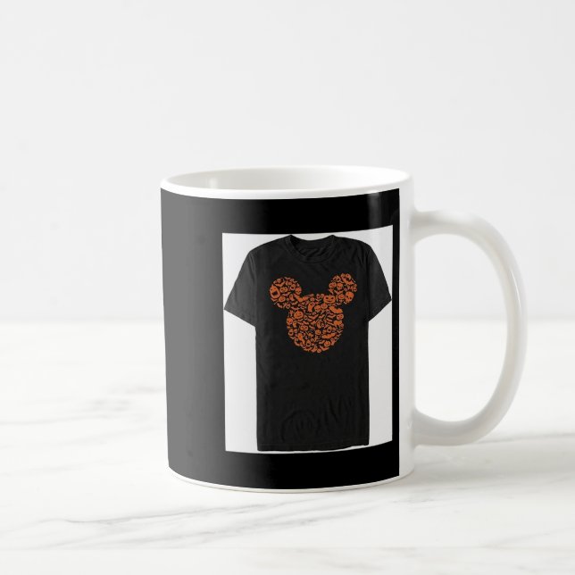 Mens Characters Mouse Ears Halloween Icons  Coffee Mug (Right)