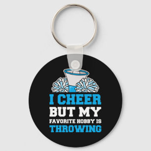 Mens Cheerleading Design For A Cheer Boy Key Ring