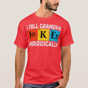 Mens Chemistry Chemist Vintage I ell Grandpa Jokes T-Shirt