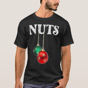 Mens Chest Nuts Matching Chestnuts Christmas Coupl T-Shirt