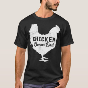 Mens Chicken Bird Best Chicken Bonus Dad Father' T-Shirt