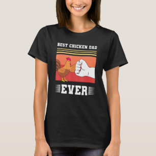 Mens Chicken Dad Chicken Dad Farmer T-Shirt