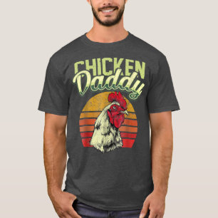 Mens Chicken Daddy Chicken Dad Farmer T-Shirt