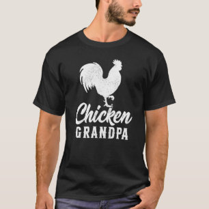 Mens Chicken Farm Farmer  Chicken Grandpa Father's T-Shirt