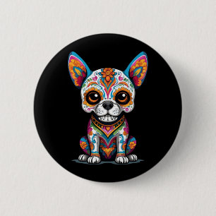 Mens Chihuahua Day Of The Government Agencyd 6 Cm Round Badge