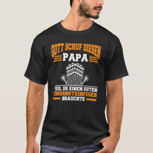 Mens Chimney Sweep Lucky Charm Profession Dad Fire T-Shirt
