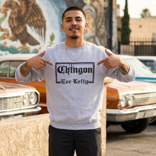 Mens Chingón Custom Name sweatshirt