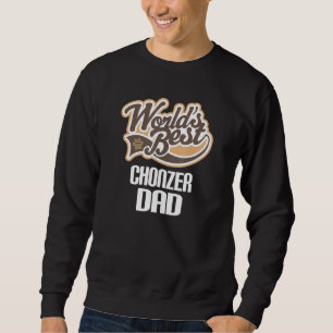 Mens Chonzer Dad Bichon Frise Miniature Schnauzer Sweatshirt