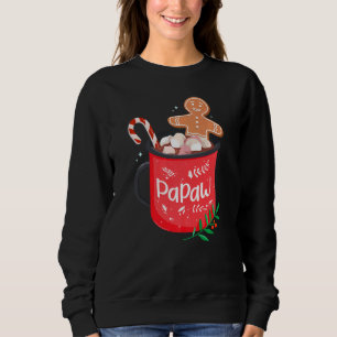 Mens Christmas Matching Family Cocoa Mug With Cand Sweatshirt