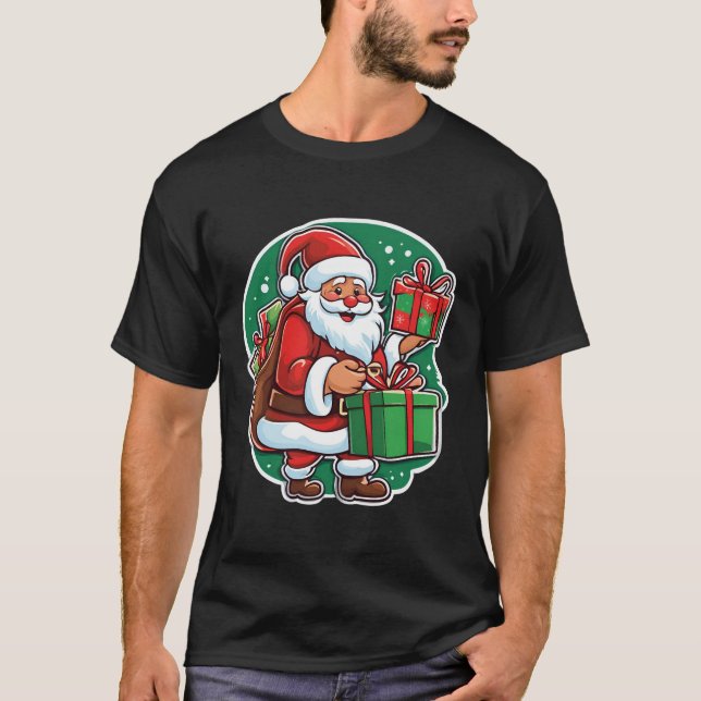 Men's Christmas T-Shirt - Festive & Fun Holiday Te (Front)