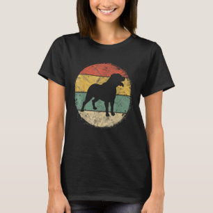 Mens Circular Retro Rottweiler Owner Rottie Dad Ro T-Shirt