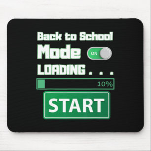 Mens Ck To School Mode Loading – Gamer Style Humou Mouse Pad
