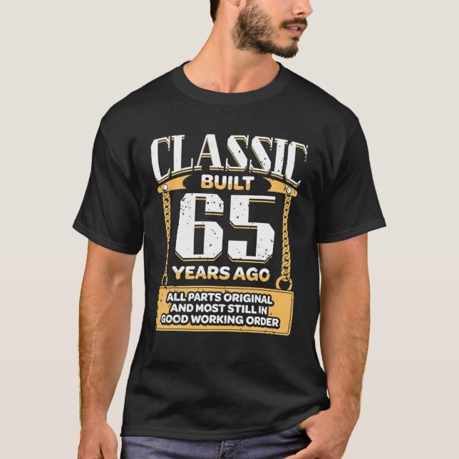 Mens Classic 65 Year Old Built 65 Years Ago T-Shirt (Front)