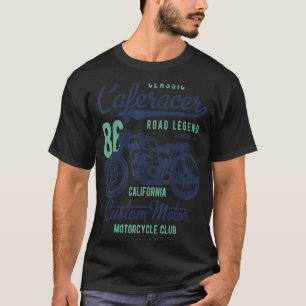 Mens Classic Cafe Racer Motorcycle T-Shirt