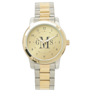 Men's Classy Personalised Monogram Watch