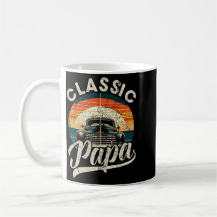 Mens Clic Papa Funny Saying Car Lover Men Dad Papa Coffee Mug