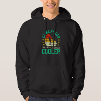 Mens Climbing Dad Like A Regular Dad But Cooler Bo Hoodie