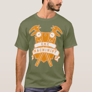 Mens CNC Machinist Proud G28 Operator Working T-Shirt