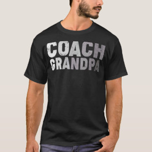 Mens Coach Grandpa Soccer Football Basketball Coac T-Shirt