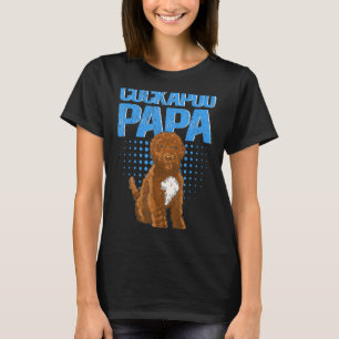 Mens Cockapoo Papa Spoodle Dog Owner Cockapoo 2 T-Shirt