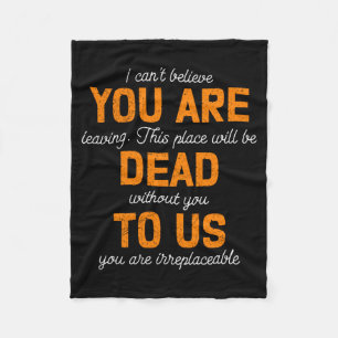Mens Colleagues Farewell Government Agencyd To Fleece Blanket